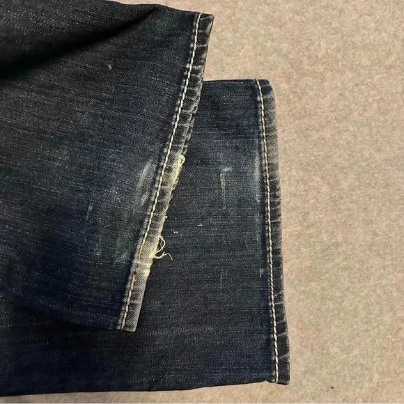 KUT from the Kloth Womens Boot Cut Denim Jeans size 12 Dark Wash KP643MA2 - Picture 7 of 12